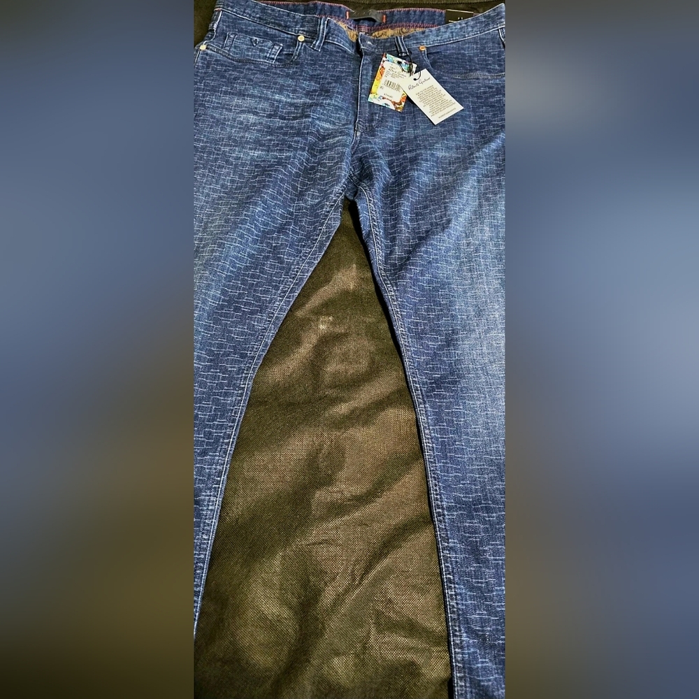 Robert Graham Indigo Denim Jeans NEW WITH TAGS . - Picture 10 of 12